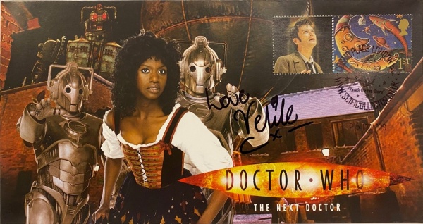 Doctor Who 2008 Christmas Special The Next Doctor Collectors Stamp Cover Signed VELILE TSHABALALA